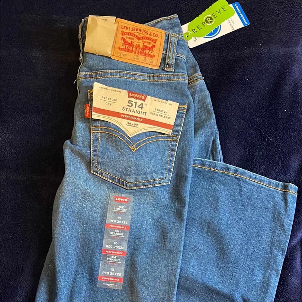 Levi's boy Blue 514 Straight Jeans